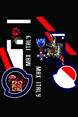 几何男装印花华亿平台图片