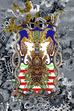 宫廷风印花华亿平台图片