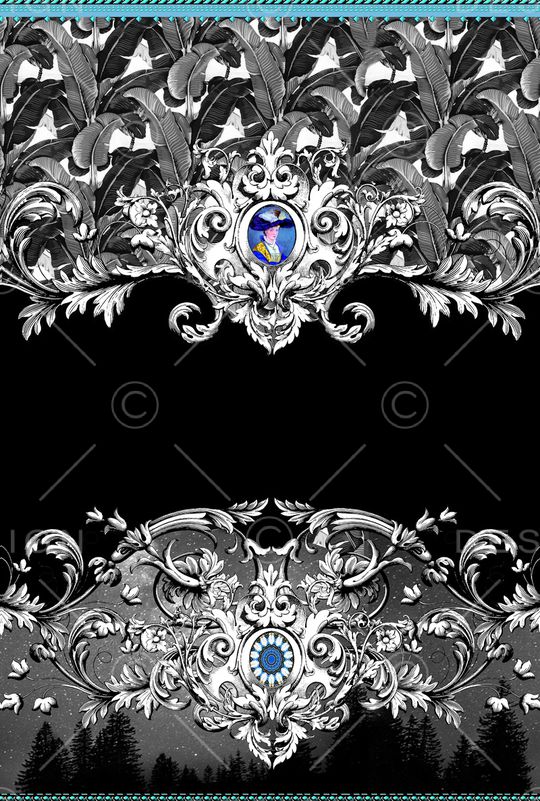 宫廷风印花华亿平台图片