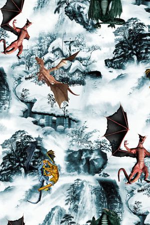 抽象印花华亿平台图片