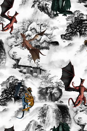 抽象印花华亿平台图片