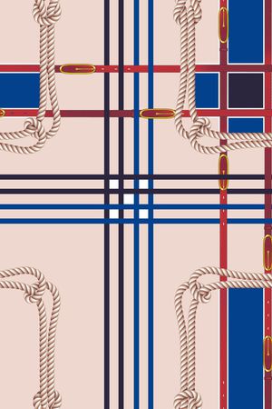 格子印花华亿平台图片