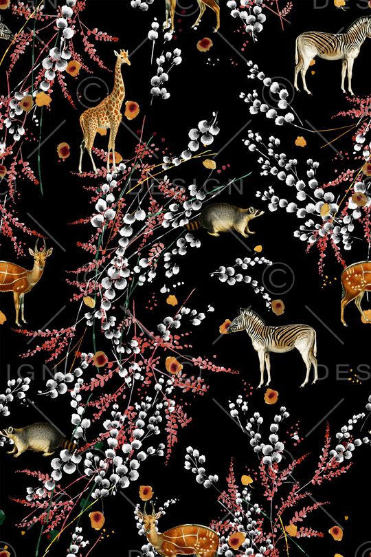 动物印花华亿平台图片