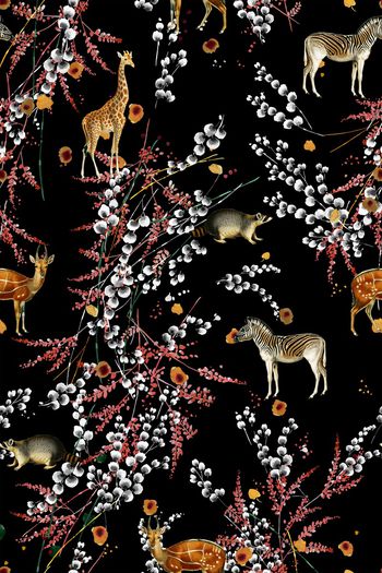 动物印花华亿平台图片