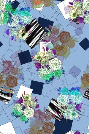 大牌风印花华亿平台图片