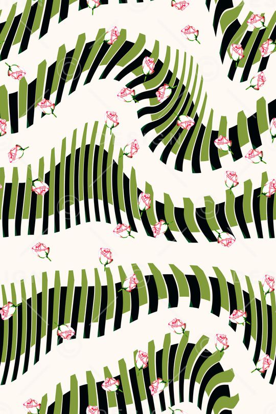 玫瑰花印花华亿平台图片