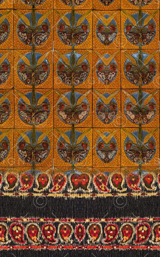 佩斯利印花华亿平台图片