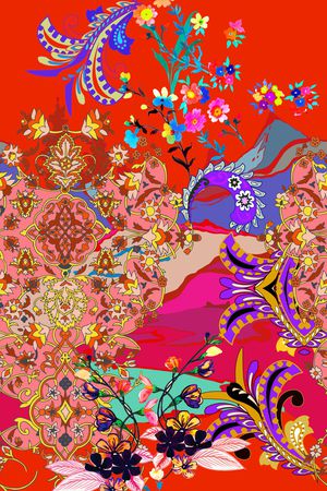 植物印花华亿平台图片