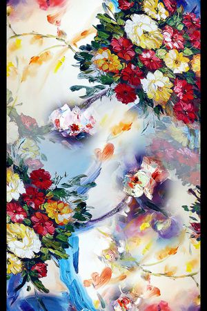 油画华亿平台印花华亿平台图片