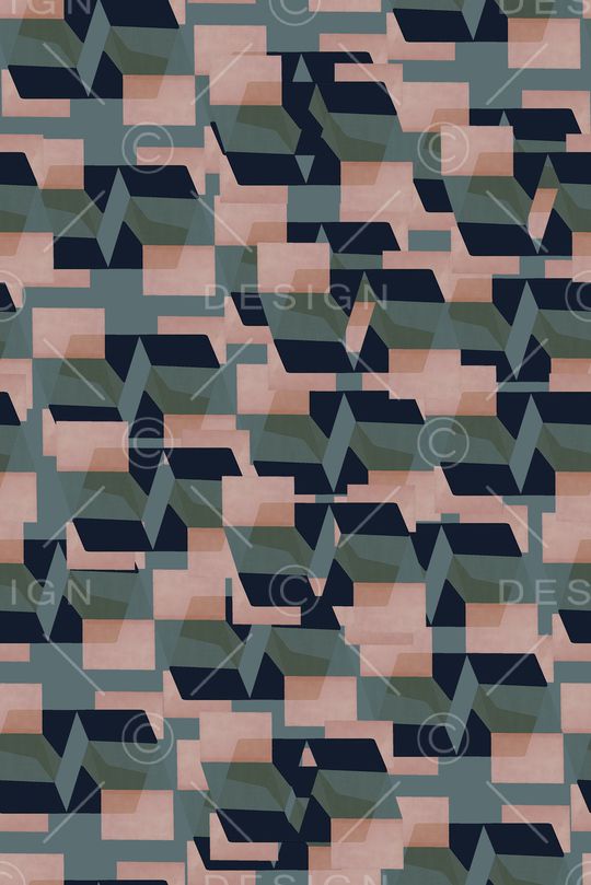 几何印花华亿平台图片