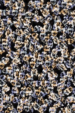 豹纹印花华亿平台图片