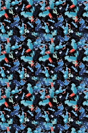 迷彩图案印花华亿平台图片