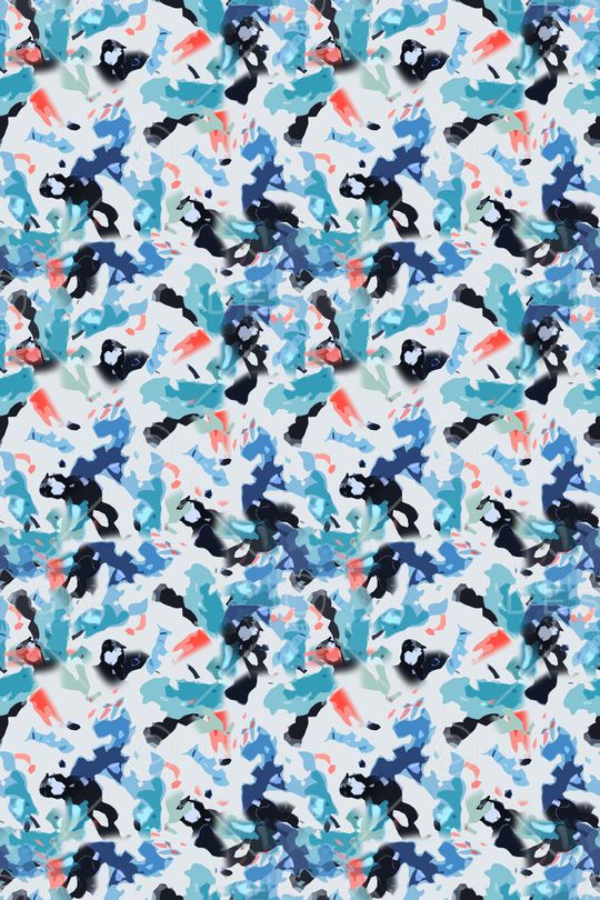 迷彩图案印花华亿平台图片