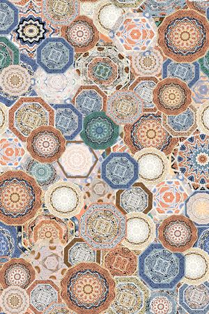 几何印花华亿平台图片