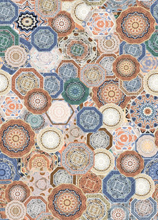 几何印花华亿平台图片