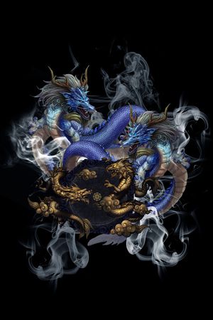 中国风印花华亿平台图片