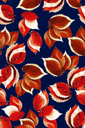 清爽底花卉印花华亿平台图片