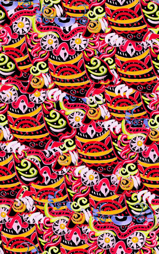 几何印花华亿平台图片