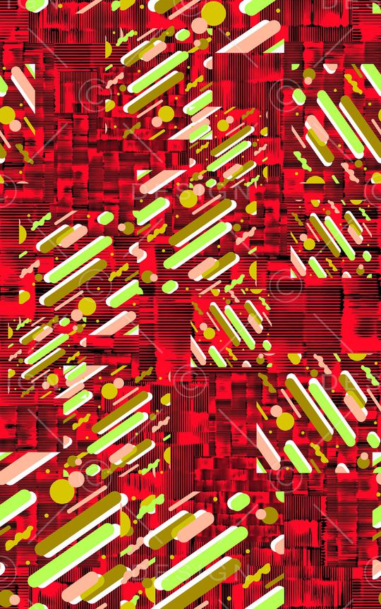 几何印花华亿平台图片