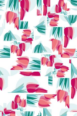 几何印花华亿平台图片