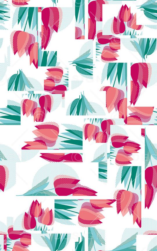 几何印花华亿平台图片