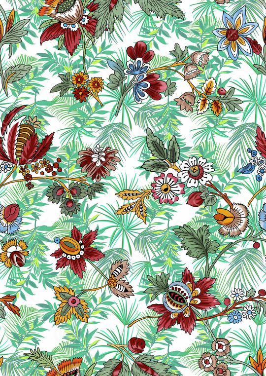 小碎花印花华亿平台图片