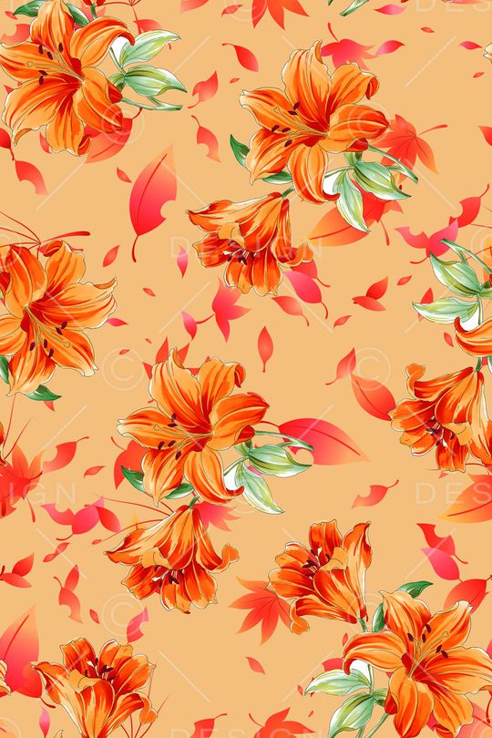 小清新印花华亿平台图片