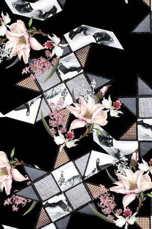 抽象印花华亿平台图片