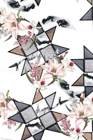 抽象印花华亿平台图片