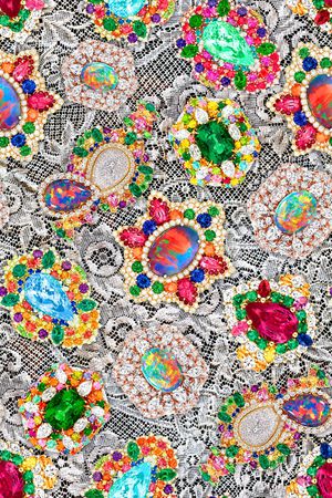 网布蕾丝印花华亿平台图片