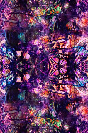 抽象印花华亿平台图片