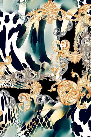 抽象印花华亿平台图片