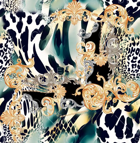 抽象印花华亿平台图片