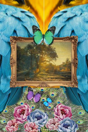 春夏华亿平台印花华亿平台图片