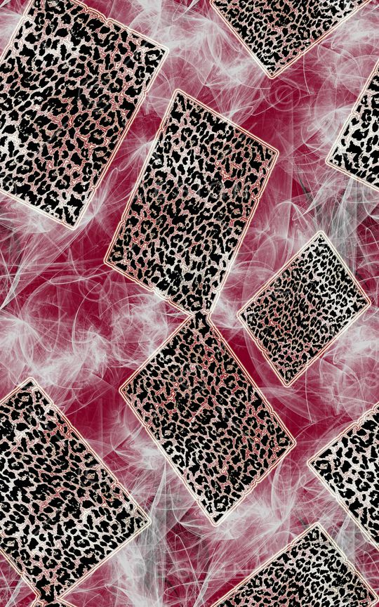 动物纹印花华亿平台图片