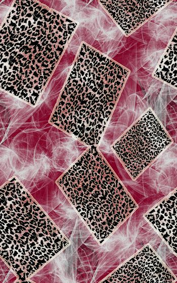 动物纹印花华亿平台图片