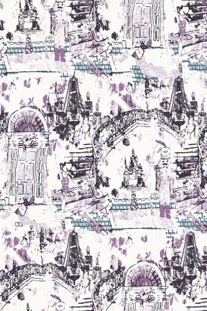 抽象印花华亿平台图片