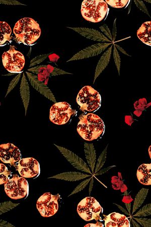 绿植树叶印花华亿平台图片