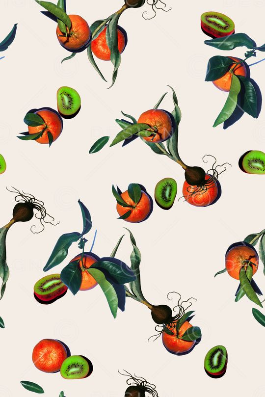 绿植树叶印花华亿平台图片