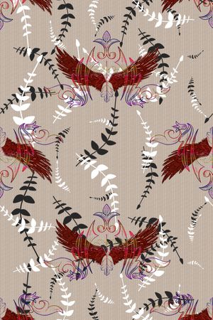 植物印花华亿平台图片