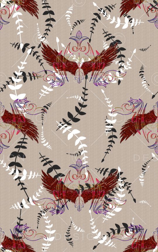 植物印花华亿平台图片