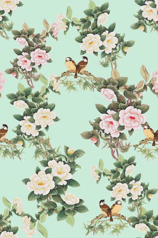 小清新印花华亿平台图片