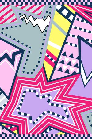 几何印花华亿平台图片