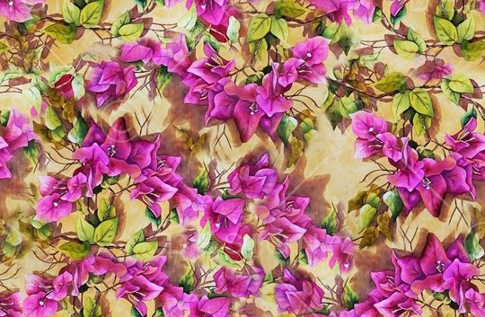 植物印花华亿平台图片