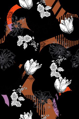 几何印花华亿平台图片