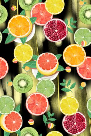 水果印花华亿平台图片