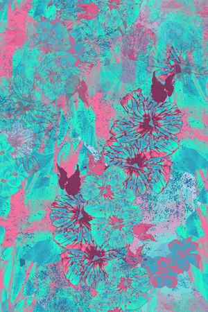 抽象印花华亿平台图片