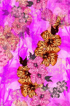 抽象印花华亿平台图片