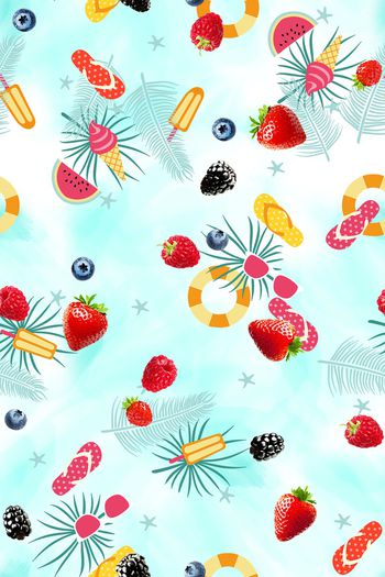 热带华亿平台印花华亿平台图片