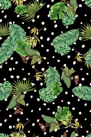 绿植树叶印花华亿平台图片